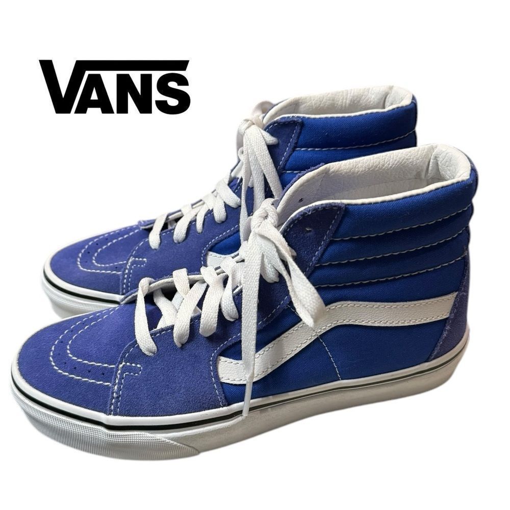New Vans SK8-Hi Women's Men's Royal Blue Sneakers 8  6.5